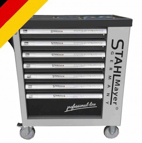 ШКАФ ЗА ИНСТРУМЕНТИ STAHLMAYER СЪС 7 ЧЕКМЕДЖЕТА – ПРАЗНИ