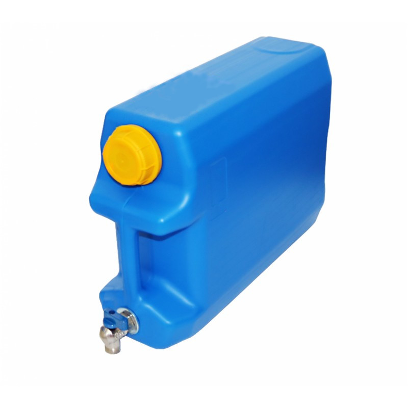 Туба за вода 20 литра с метално кранче-синя