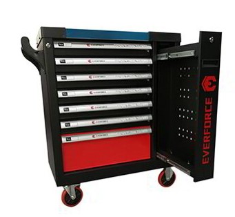 Професионален Шкаф с инструменти EVERFORCE с отделение за закачане на инструменти