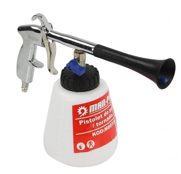 ПНЕВМАТИЧЕН ПИСТОЛЕТ ЗА ПОЧИСТВАНЕ И ПРАНЕ НА ТАПИЦЕРИЯ MAR-POL