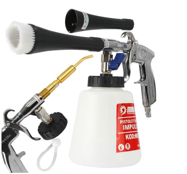 ПНЕВМАТИЧЕН ПИСТОЛЕТ ЗА ПОЧИСТВАНЕ И ПРАНЕ НА ТАПИЦЕРИЯ – ТОРНАДО MAR-POL-3
