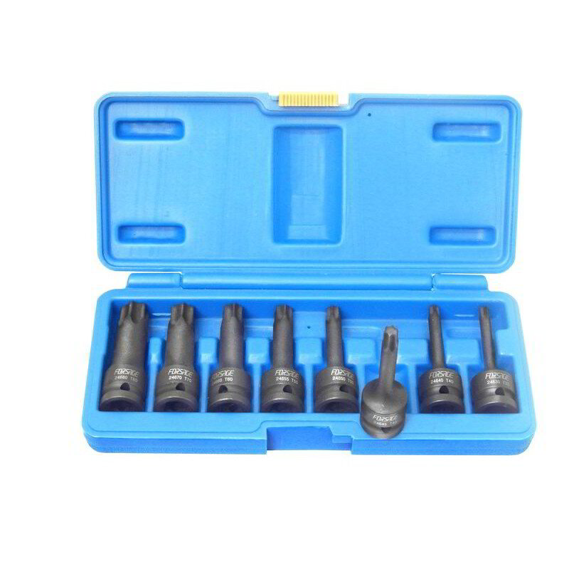 Комплект ударни битове 1/2 - торкс 8 части Forsage