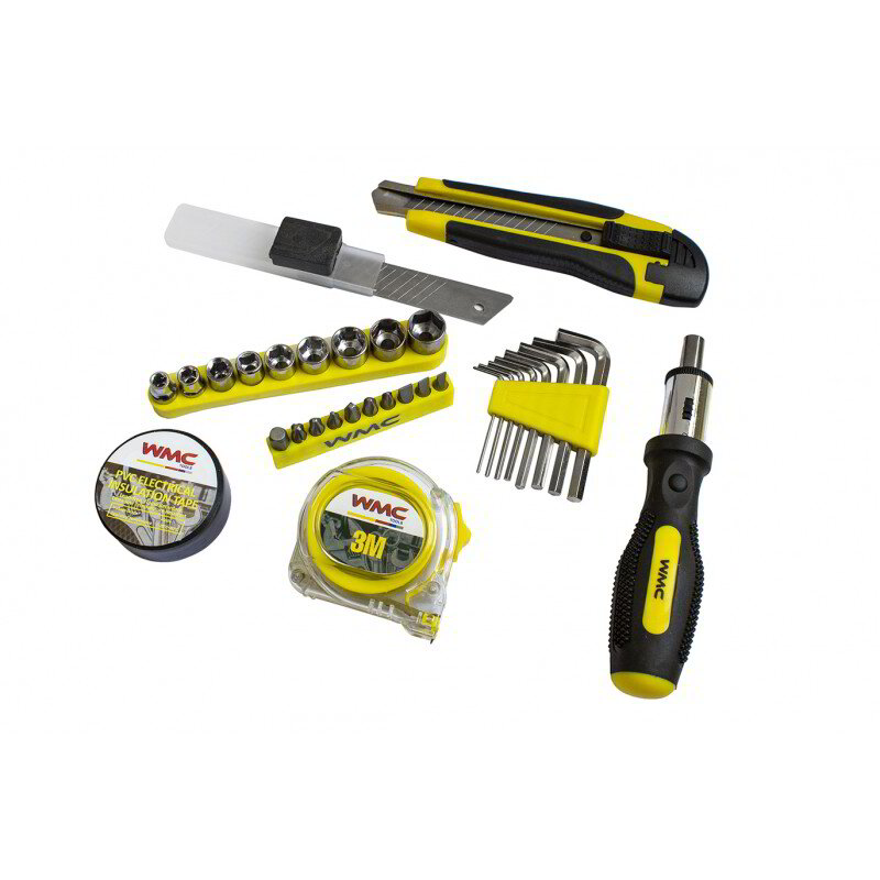 Комплект куфар с инструменти 150 части WMC