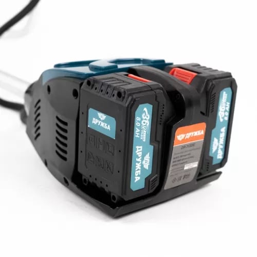 akumulatoren-trimer-za-treva-s-dve-baterii-i-zaryadno-36v-8ah-druzhba-2