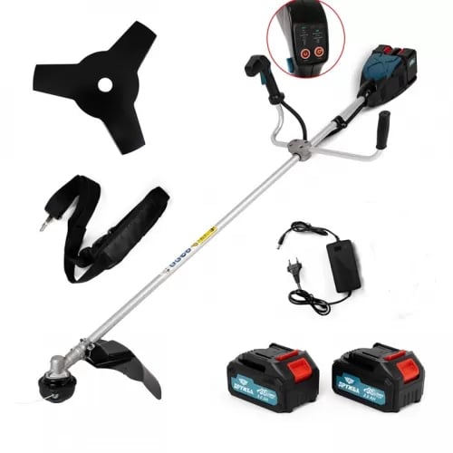 Акумулаторен тример за трева с 2 батерии х 36V 8.0A , Дружба