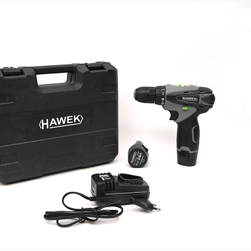 Акумулаторен винтоверт с вложки и удължение 12V HAWEK