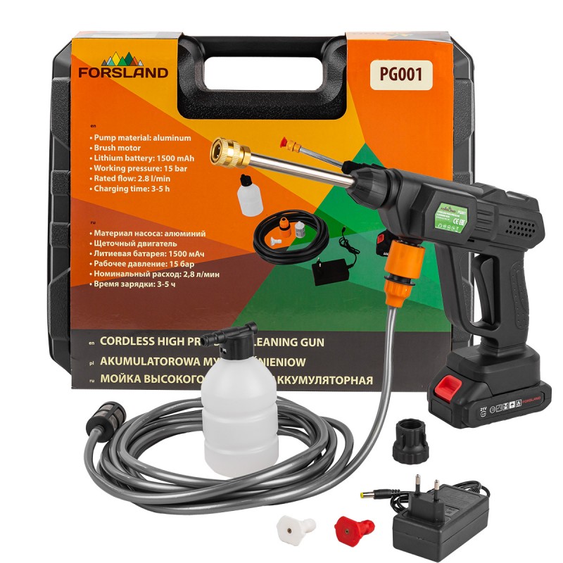 Акумулаторна водоструйка FORSLAND, 21v