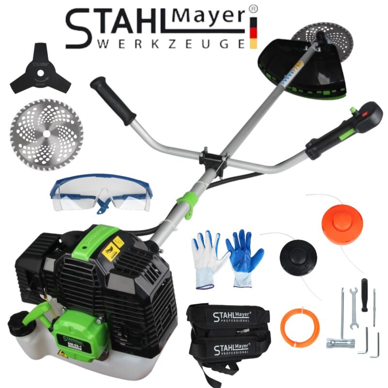 Бензинов тример за трева 74cc STAHLMAYER PRO