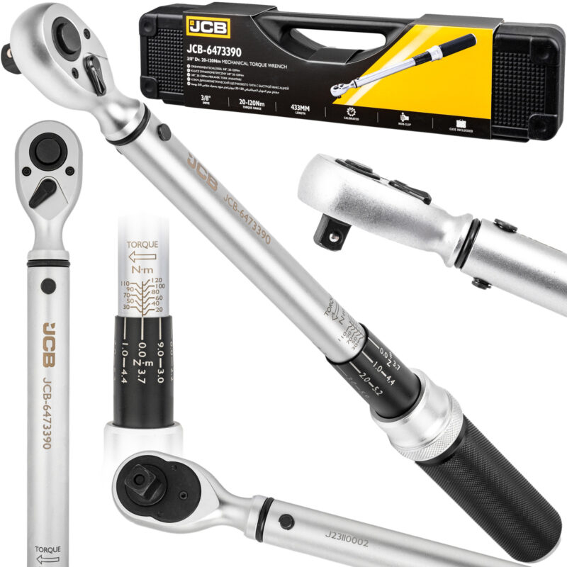 Динамометричен ключ 3/8" ,20-120 Nm JCB
