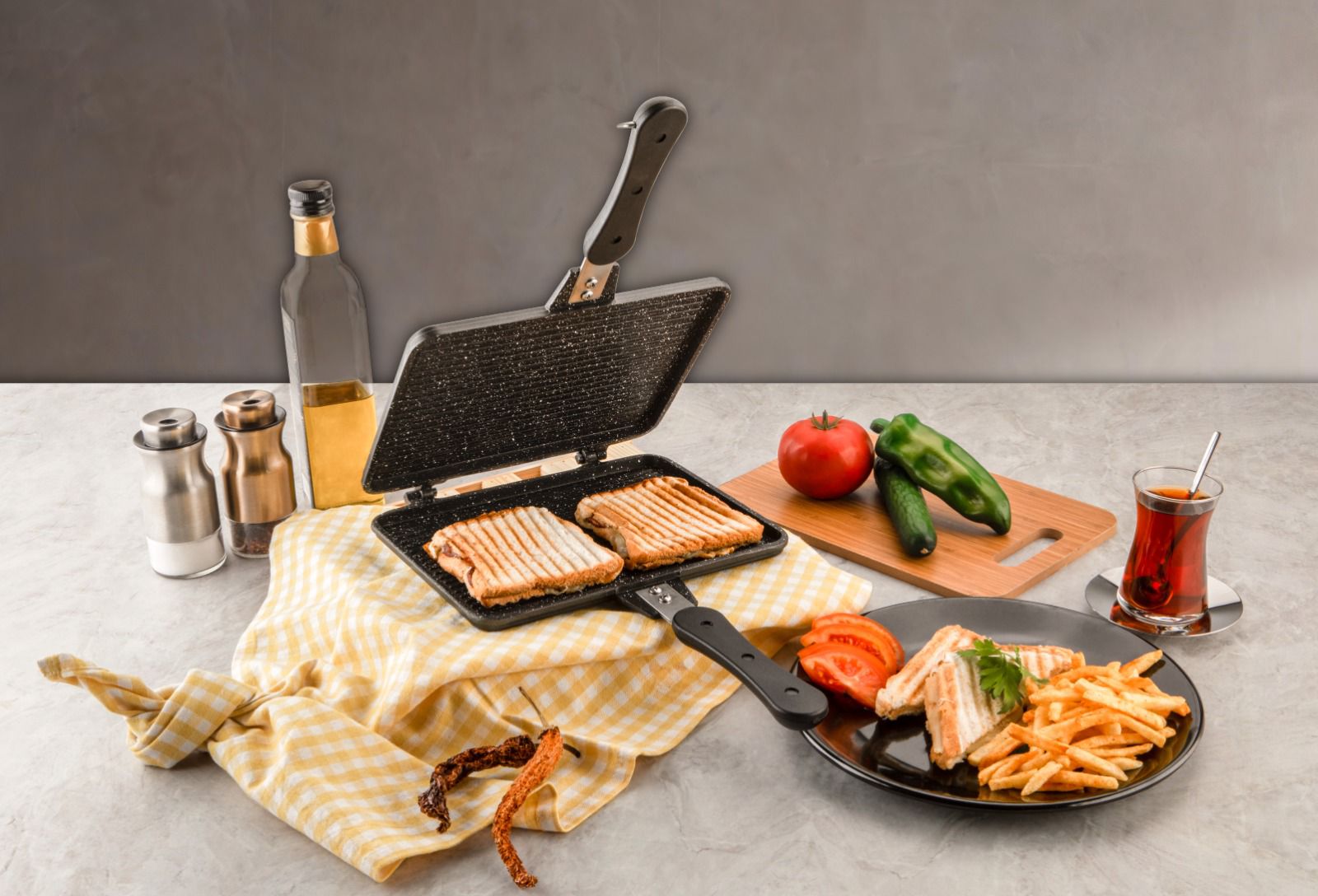 Двоен грил тиган , TASHAN GRANIT