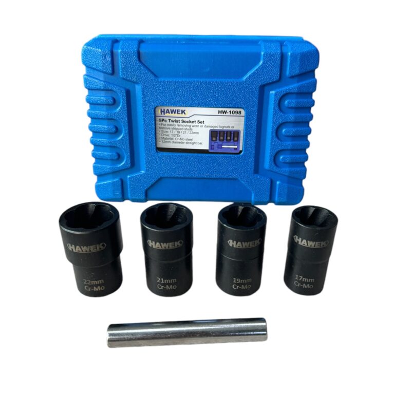 Екстрактори за болтове 5 части , HAWEK