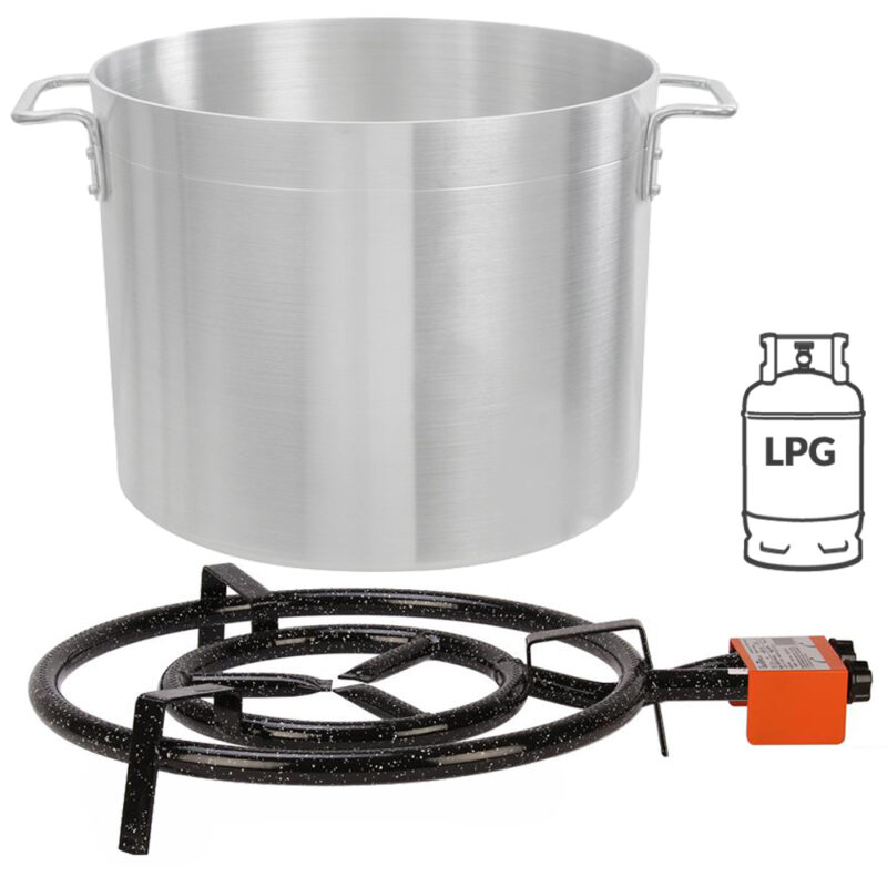 Газов котлон (пиростия) с двойна горелка ф300