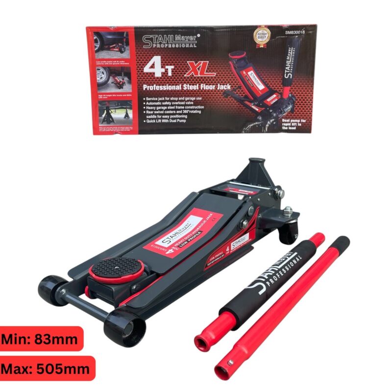 Нископрофилен крик 4 тона 83 - 505мм STAHLMAYER