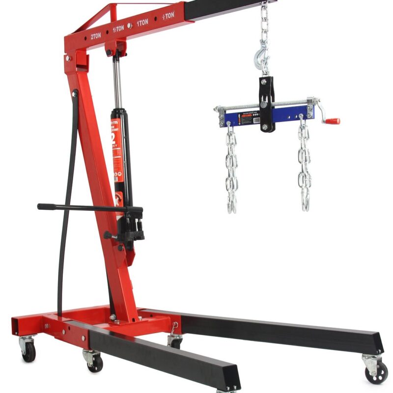 Хидравличен сгъваем кран тип жираф, 2 тона + везна MAR-POL