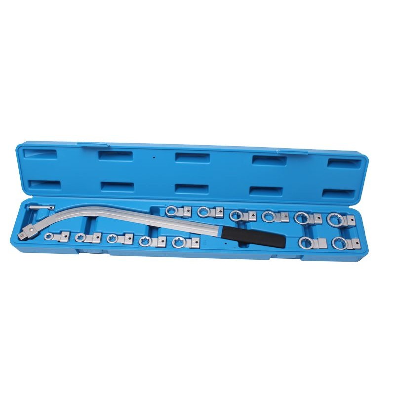 Ключ за ремъчни ролки със сменяеми накрайници, 15 части ROCKFORCE