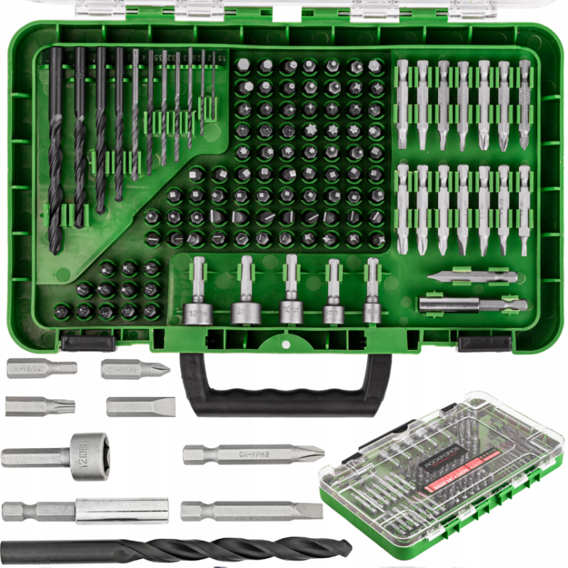 Комплект битове и свредла 120 части ROCKFORCE