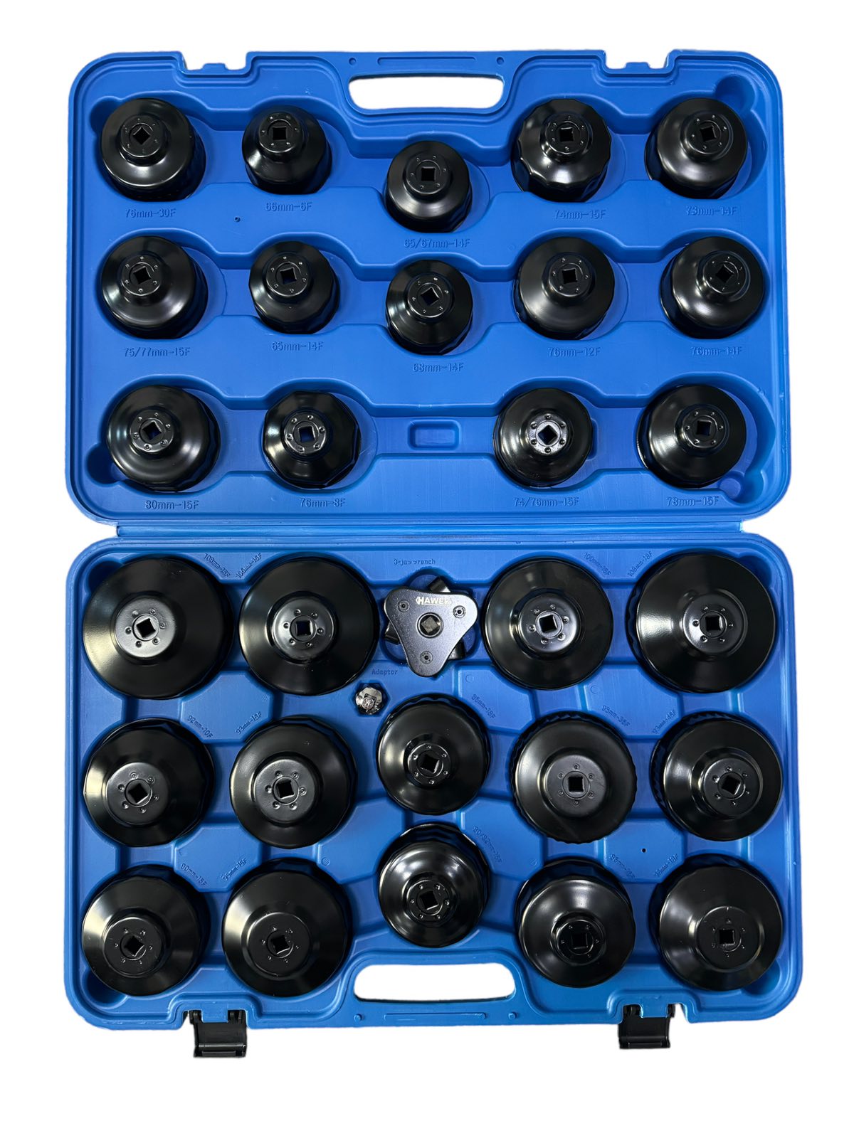 Комплект чашки за маслени филтри 30 части , HAWEK