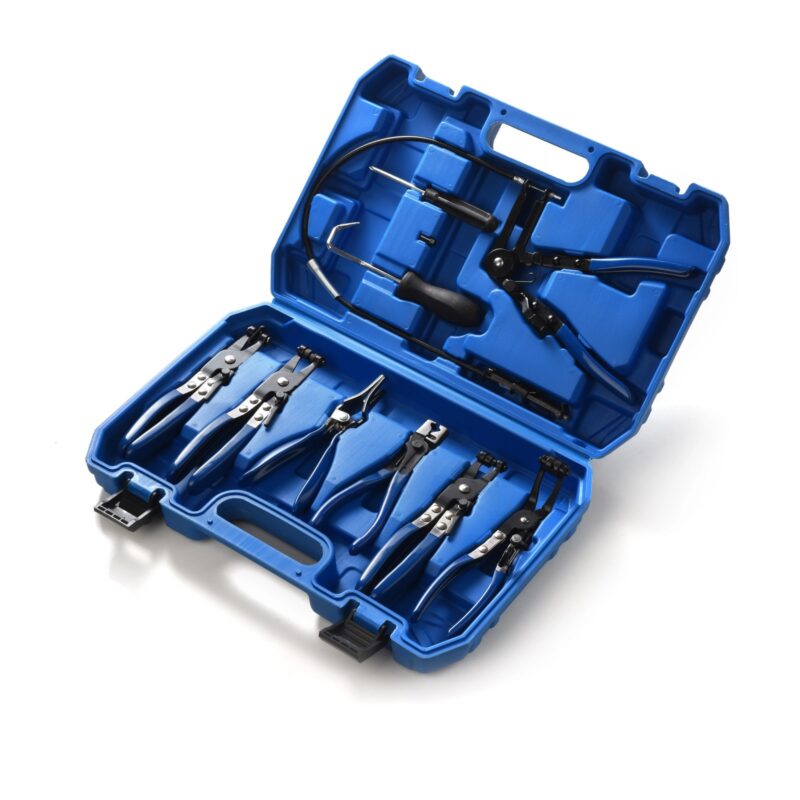 Комплект клещи за скоби за водни съединения 9 части HAWEK