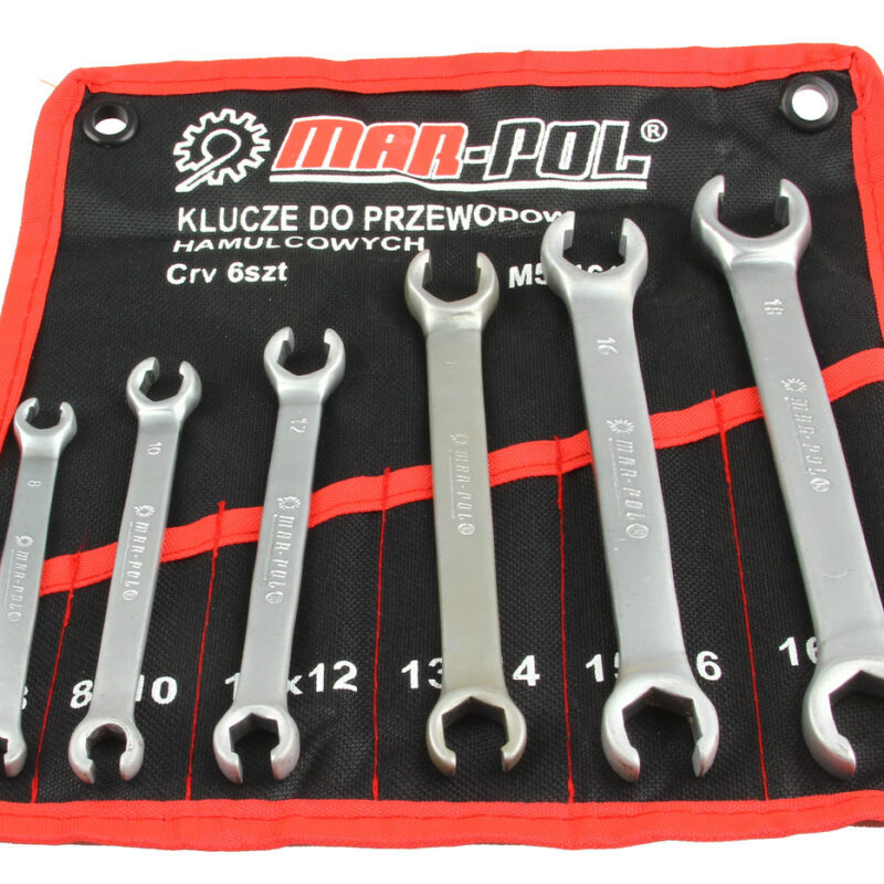 Комплект ключове за спирачни тръбички, 6 части MAR-POL