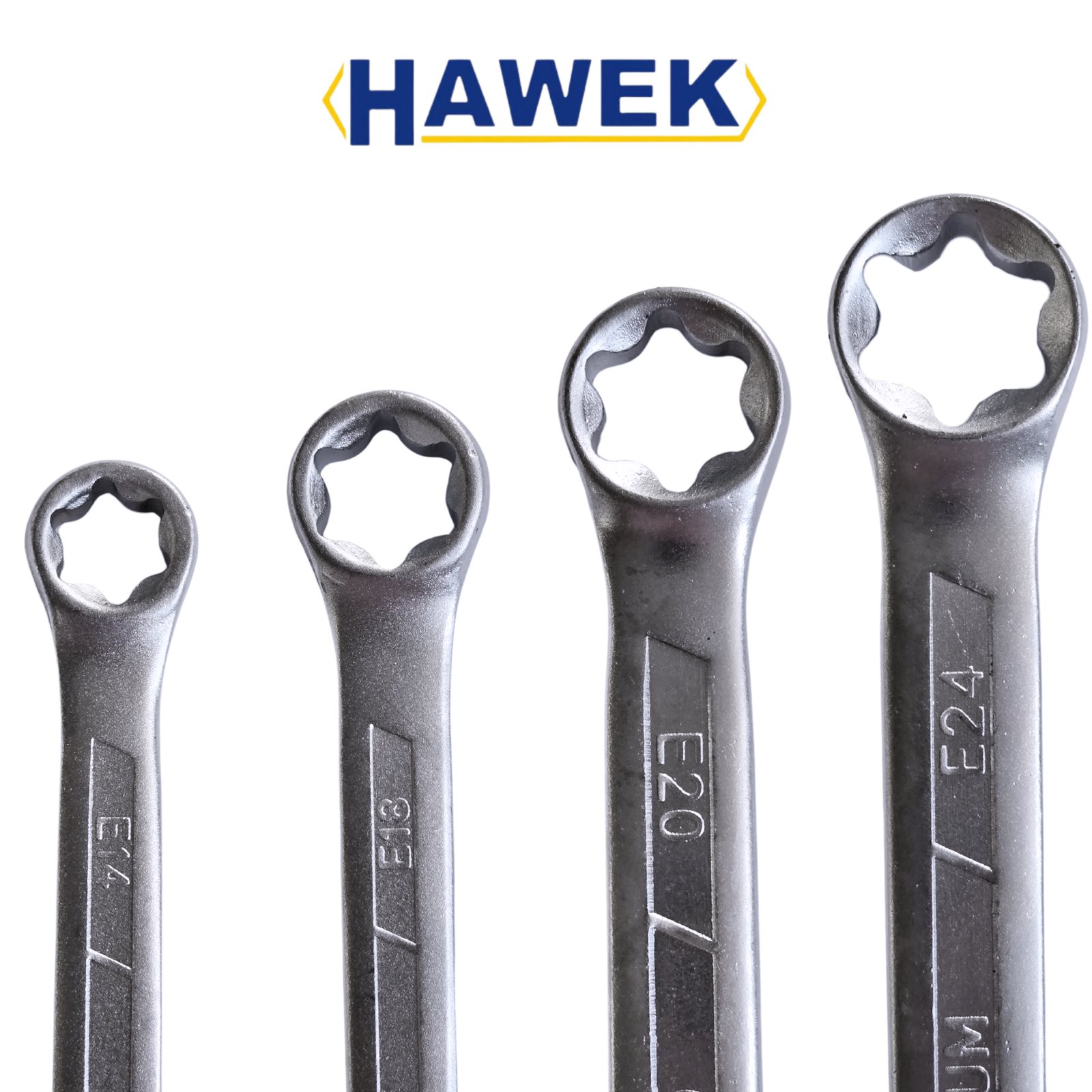 Комплект Ключове E-TORX 4 броя , HAWEK