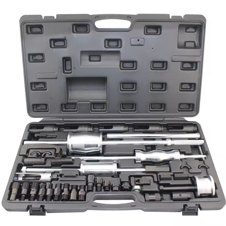 Комплект обратен чук и скоби за дюзи 40 части KrafTWelle