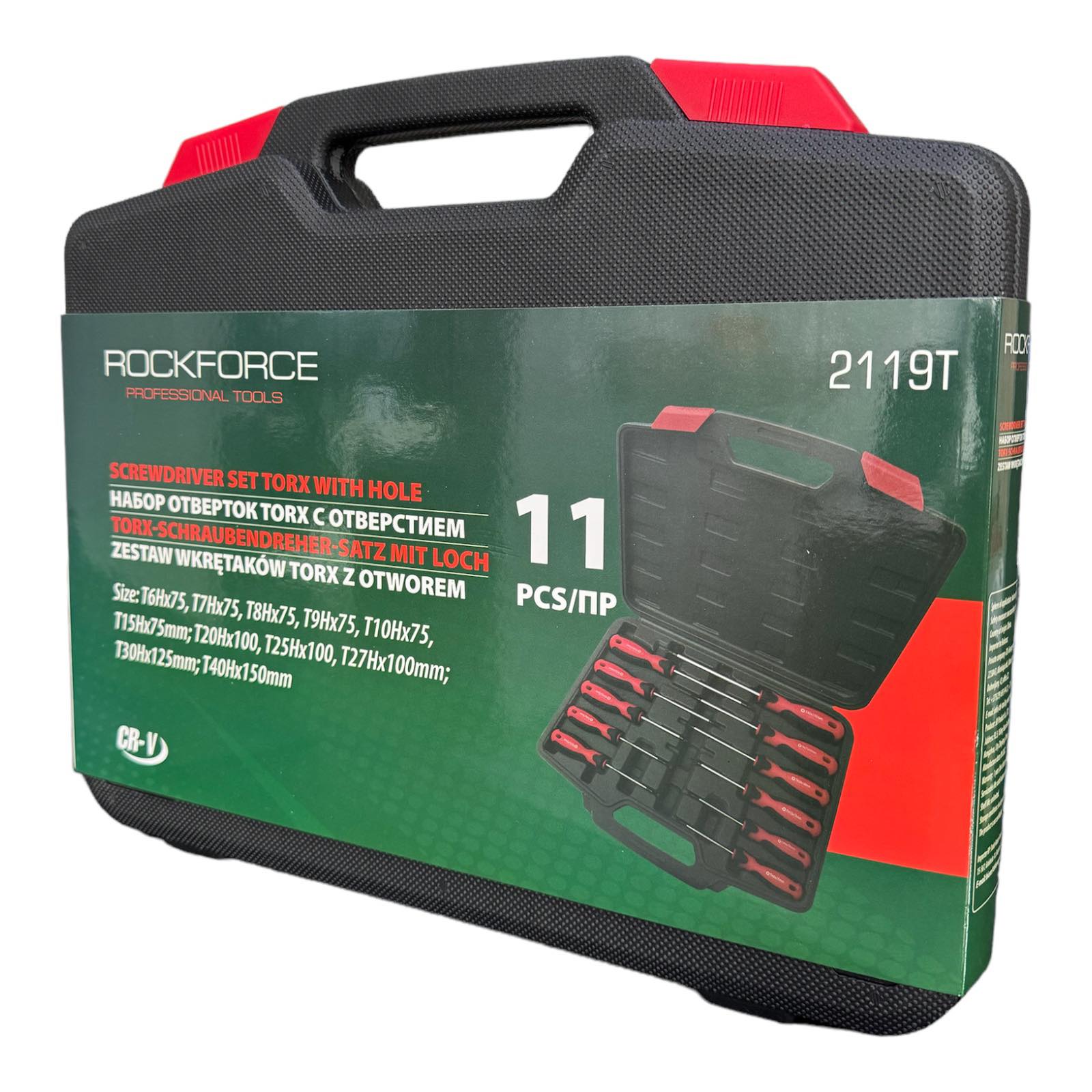 Комплект отвертки ТОРКС 11 части ROCKFORCE