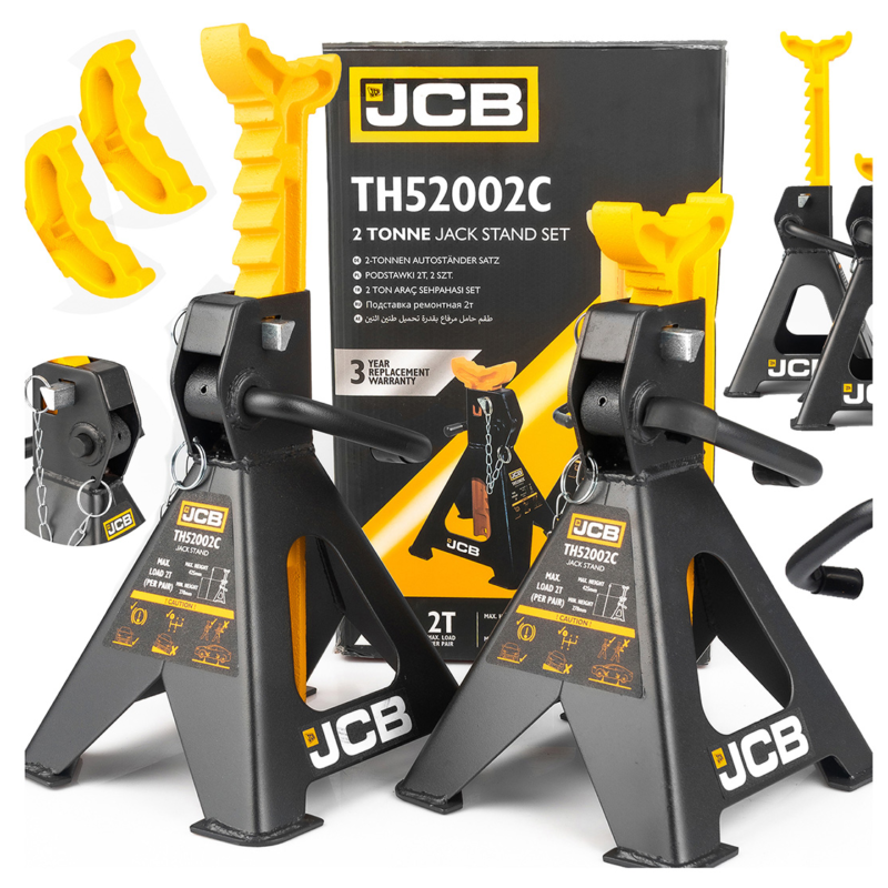 Комплект стойки за автомобил 2 тона със защита, 278мм - 425 мм JCB