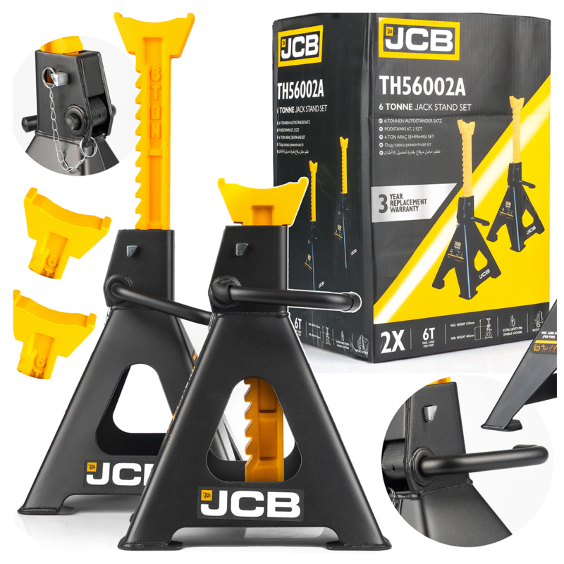 Комплект стойки за автомобил 6 тона, 405мм - 620мм JCB