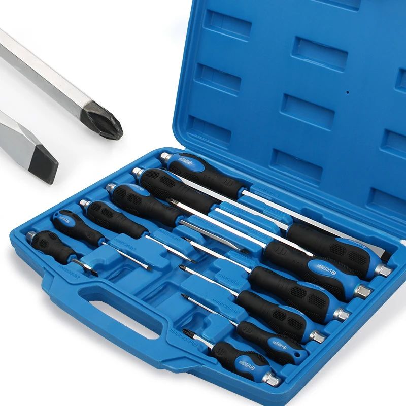 Комплект ударни отвертки 12 части в куфар