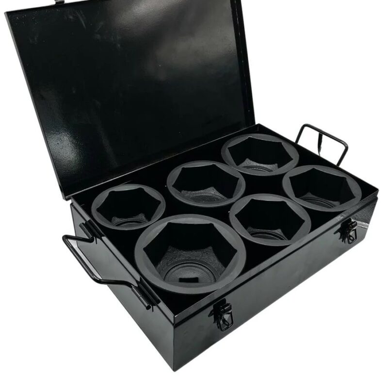 Комплект ударни вложки 6 части 1" (80-105мм) KRAFTWELLE