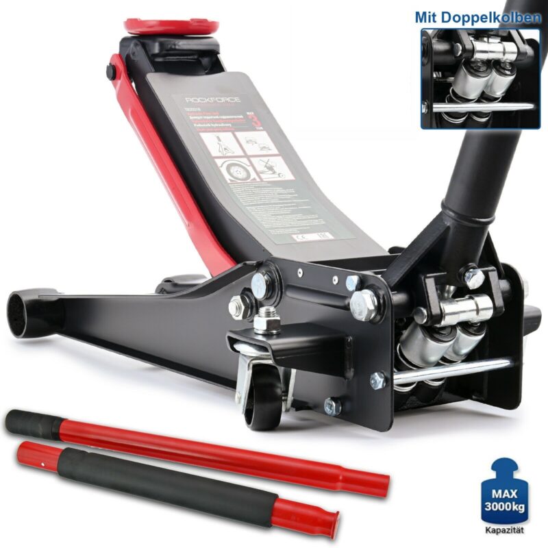 Нископрофилен крик 3 тона, 75-510мм - ROCKFORCE