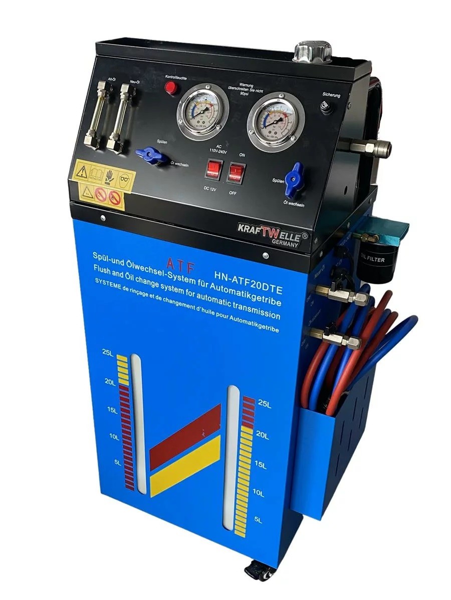 Машина за смяна на масло при автоматични скоростни кутии /ATF/ с адаптори, KRAFTWELLE 12V