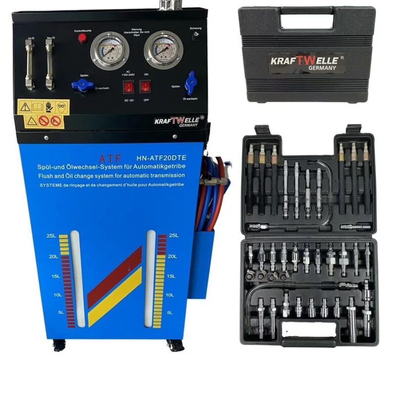 Машина за смяна на масло при автоматични скоростни кутии /ATF/ с адаптори, KRAFTWELLE 12V