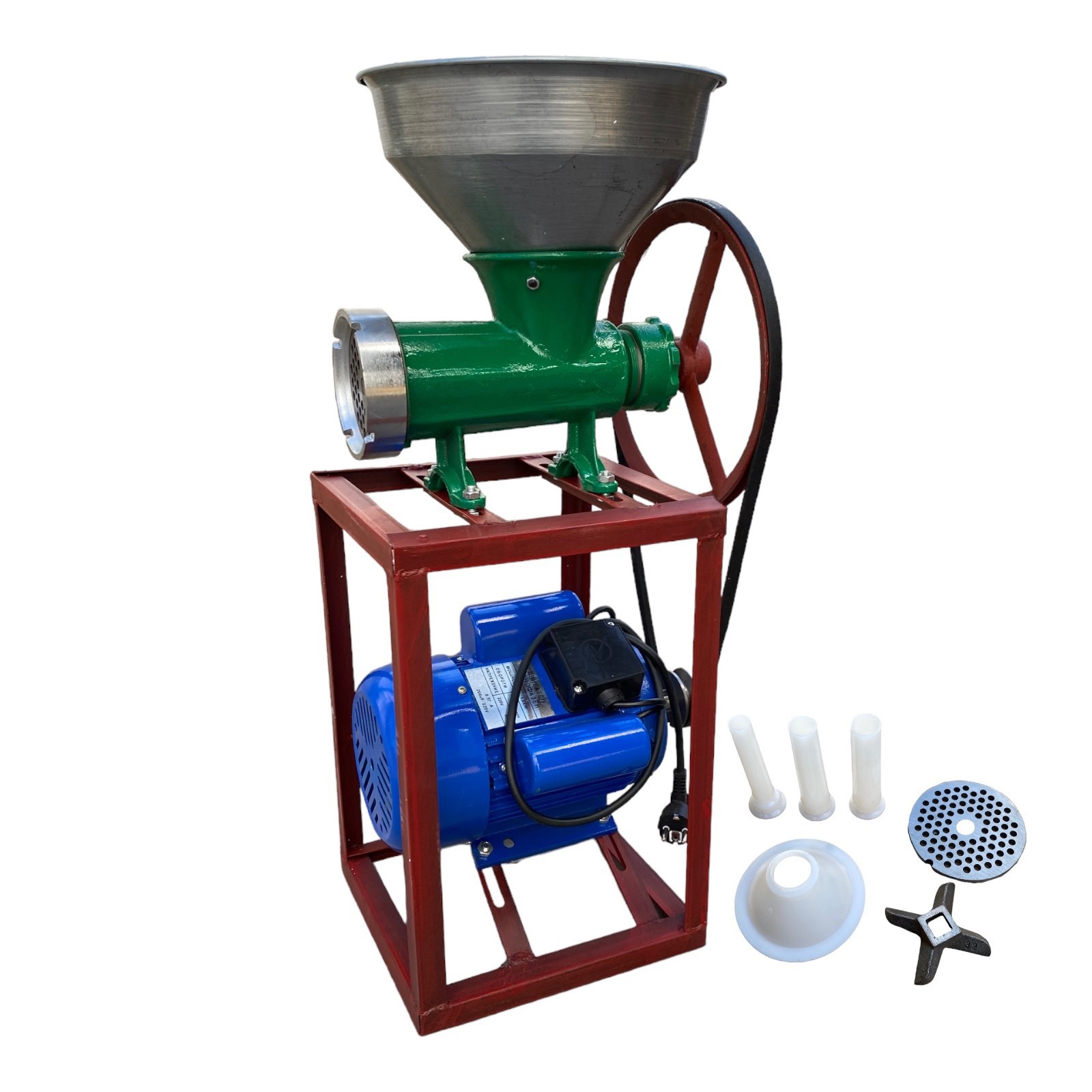 mesomelachka-chugunena-s-elektromotor-i-metalna-funiya-2