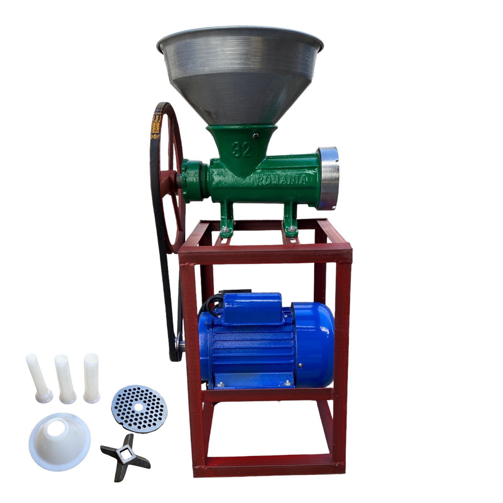 mesomelachka-chugunena-s-elektromotor-i-metalna-funiya