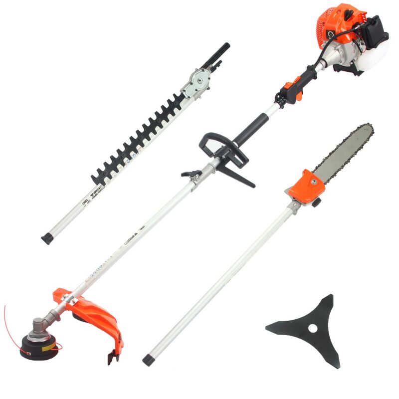 Мултифункционален бензинов тример за трева DEMON 62cc