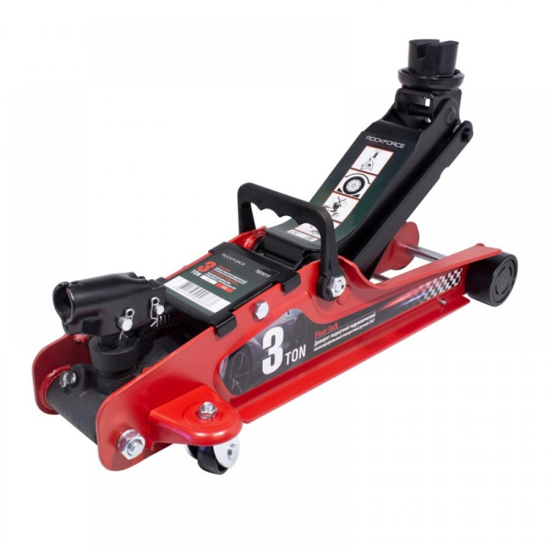 Нископрофилен крик 3 тона с въртяща дръжка 85-380мм ROCKFORCE