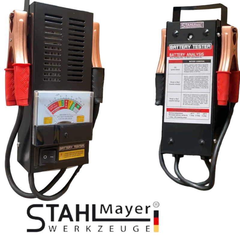 Товарна Вилка STAHLMAYER Тестер за Акумулатори 6/12V 100AH