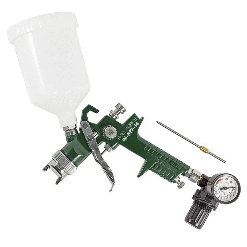 Пистолет за боядисване с две дюзи 1,4 и 1,7 мм RockForce