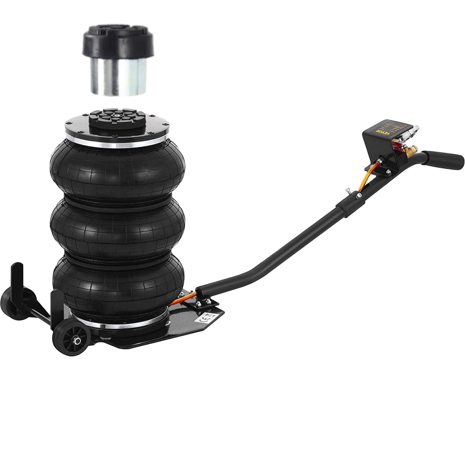 Пневматичен крик балон 3,5 тона + приставка (135-500мм) HAWEK