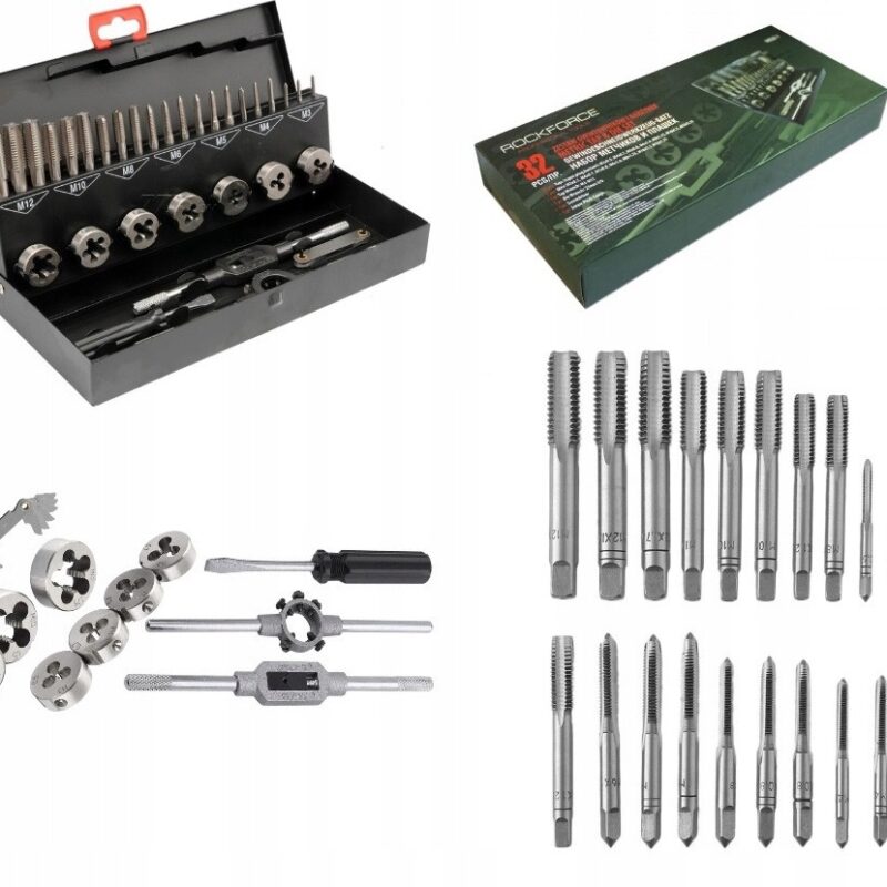 Комплект метчици и плашки, 32 части ROCKFORCE