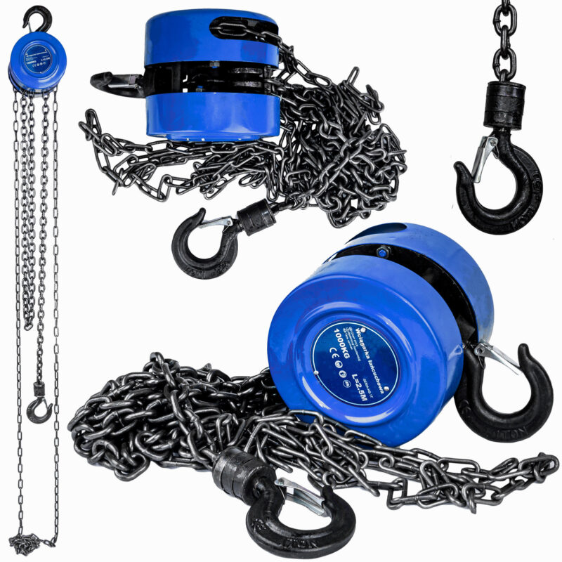 Ръчна верижна лебедка 1000 кг, 3м