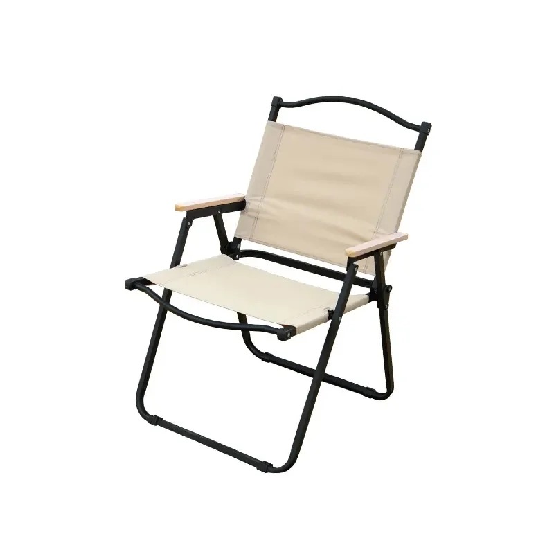 Къмпинг стол сгъваем от плат - Бежов