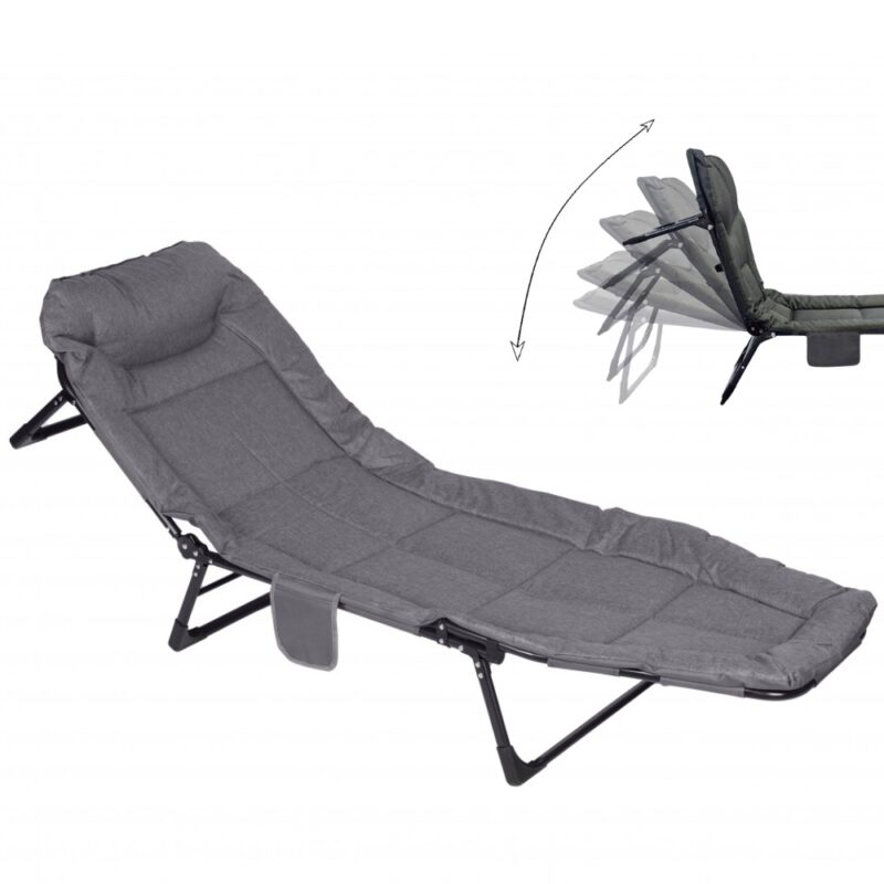 Солидно сгъваемо походно легло тип шезлонг