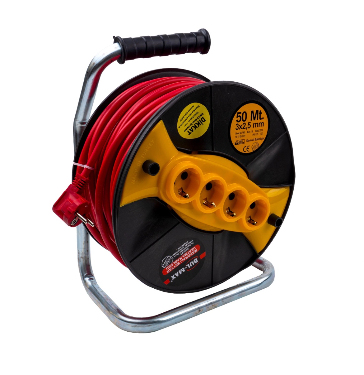 Удължител макара 3 х 2.5мм² - 50м