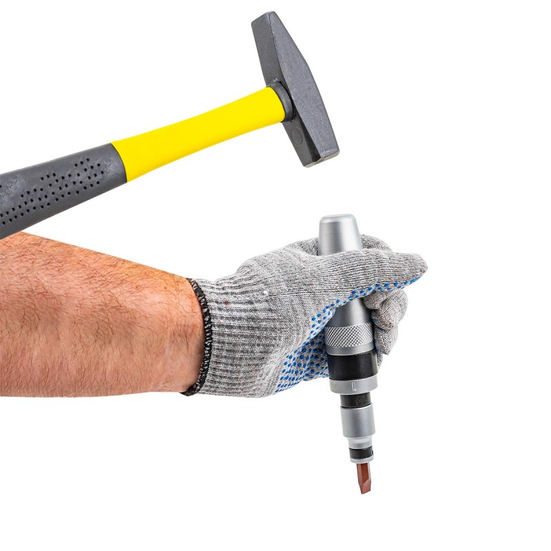 Ударна отвертка с накрайници, 17 части FORCEKRAFT