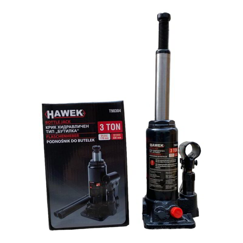 Крик HAWEK 3 т, бутилка, хидравличен.