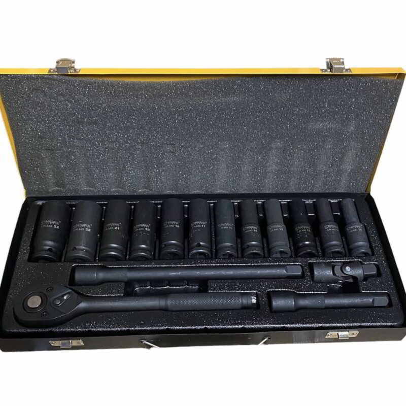 Гедоре с ударни вложки 16 части 1/2" 10-24мм STAHLMAYER