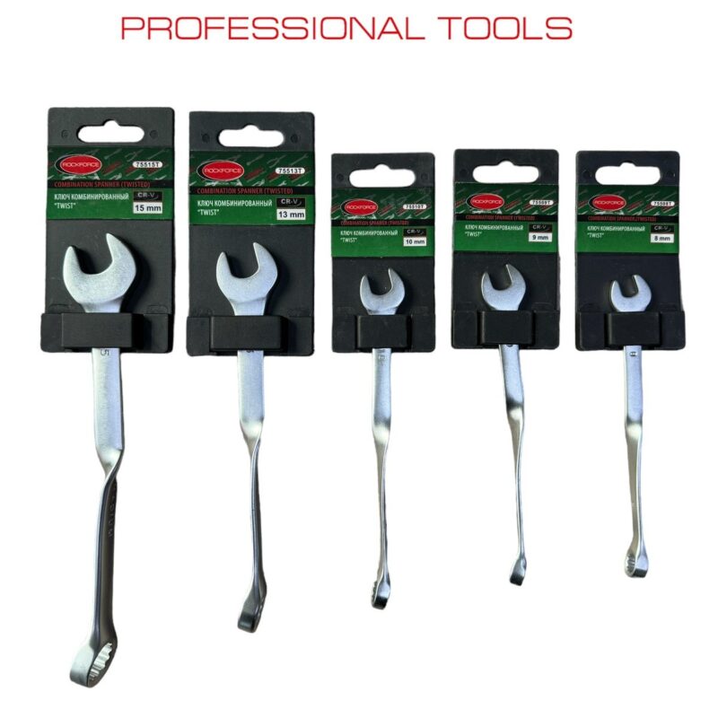 Звездогаечни ключове Twist ROCKFORCE , 5 части