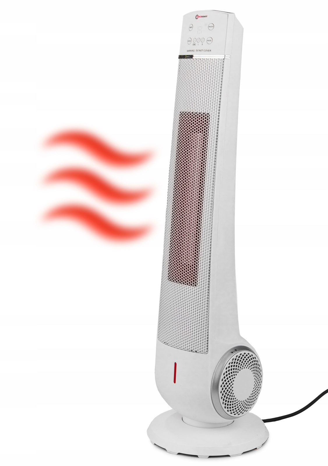 Вентилаторна печка с керамичен нагревател и дистанционно 2200W FORCEKRAFT